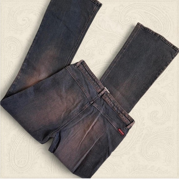 Vintage dark Wash Guess USA Jeans flare leg size 30 inches - Picture 2 of 5